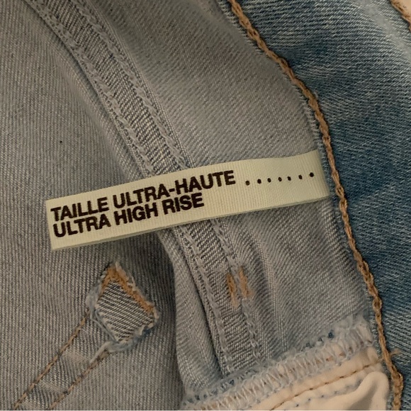👖 [2/$25] GARAGE WOMENS DENIM JEAN SHORTS ULTRA HIGH RISE SIZE 13 👖 - Picture 6 of 6